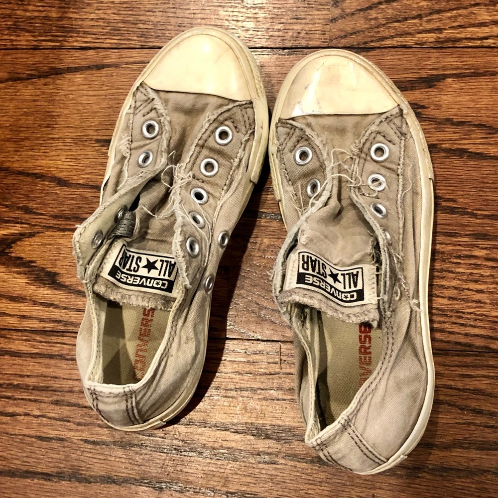 Converse Slip On Chucks (Elastic). size 13.5.